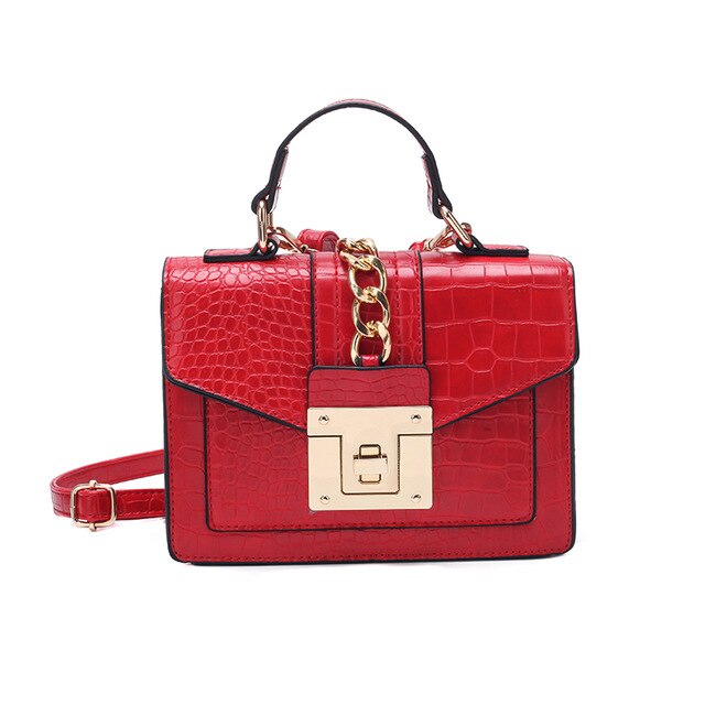 Brand Handbag Small Crossbody Bags for Women 2019 Fashion High Quality Leather Shoulder Messenger Bag Luxury Ladies Hand Bag Red