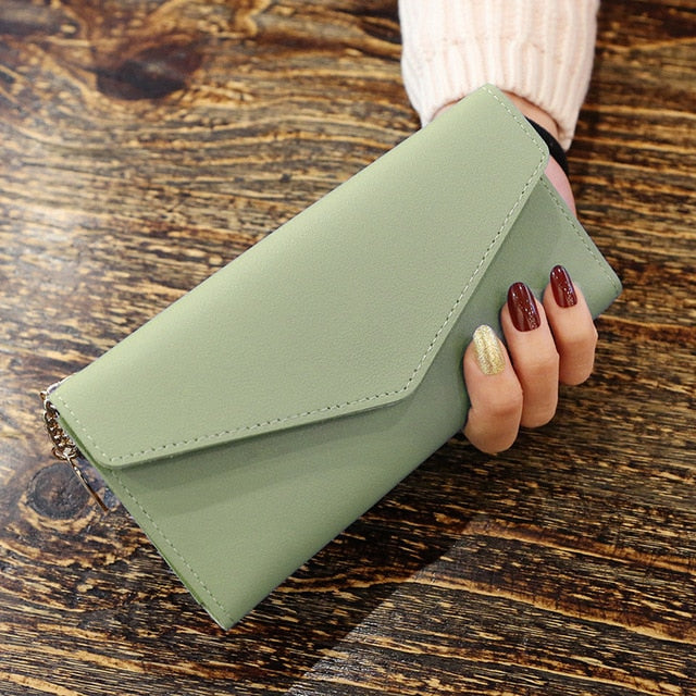 Long Wallet Women Purses Tassel Fashion Coin Purse Card Holder Wallets Female High Quality Clutch Money Bag PU Leather Wallet