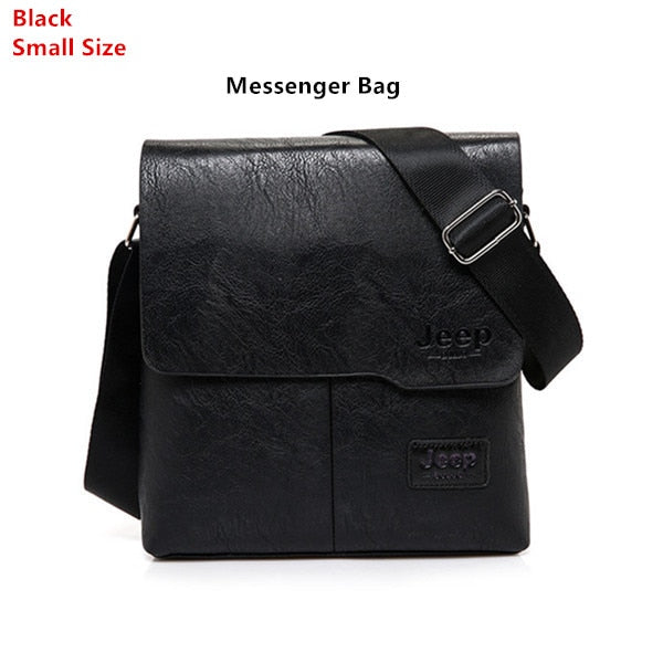 JEEP BULUO Man Messenger Bag 2 Set Men Pu Leather Shoulder Bags Business Crossbody Casual Bag Famous Brand ZH1505/8068