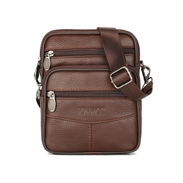 Vintage Leather Bags for Man Genuine Leather Crossbody Bag Men Casual Single Shoulder Bag Male Small Men's Messenger Bags