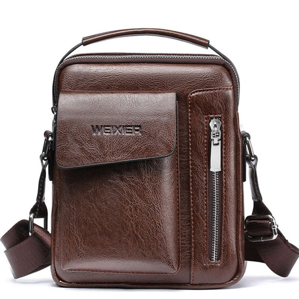 Casual Men Shoulder Bag Vintage Crossbody Bags High Quality Male Bag Leather Handbag Men Messenger Bags WBS510-2